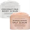 Brooklyn Botany Coconut Milk & Himalayan Salt Stem Cell Body Scrub Set  Exfoliating & Moisturizing Face, Body, Hand & Foot Scrubs  2 x 10 oz view 1