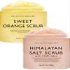 Brooklyn Botany Orange & Himalayan Salt Stem Cell Body Scrub Set  Exfoliating & Moisturizing Face, Body, Hand & Foot Scrubs  2 x 10 oz view 1