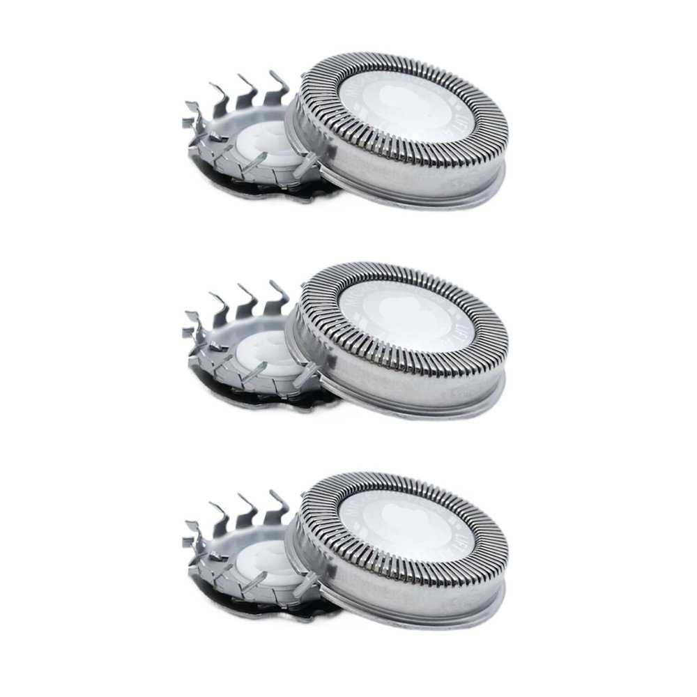 3X Shaver Heads Foil Blade Cutters Fits, Compatible For Philips, Compatible For PhilishaveShaving Razor HQ2 20 HQ20 HQ22 HQ26 HQ262 HQ220 HQ222 HQ240 HQ2405