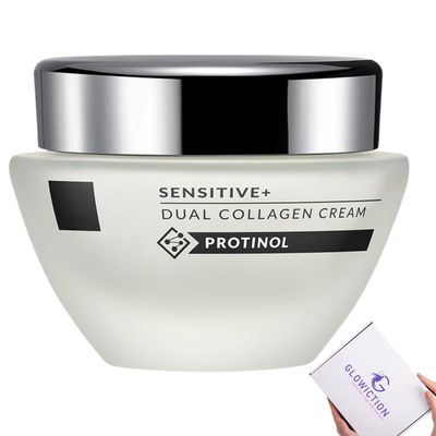 Sensitive Anew Dual Collagen Cream Anti-Aging Cream for Sensitive Skin | Dual Collagen Technology Moisturizer | Visibly Reduces Redness & Wrinkles  1.7 oz