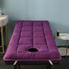 Purple,60 * 185cm(T),LDLCYCN Spa Massage Table Pad Beauty Salon Mattress Pad with Elastic Band Breathable Spa Bed Pad with Face Hole Lash Bed Cushion Cover for Spa Tattoo Table Beauty Salon Bed view 1