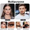 4 Pcs Scissor Tweezers Tweezer for Women Facial Hair Flat Straight Tip Brow Scissors Portable Beauty Tool for Plucking Plucker Facial Care view 3