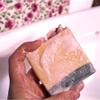 3 Bars Rose Soap Handmade with shea butter, coconut, olive, and castor oil | Palm FREE view 2