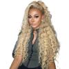 wigs 613 Wig With Natural Color Roots Loose Wave Deep 13x4 Lace Front Wig Human Hair Wigs For Woman Virgin Brazilian Hair Preplcuked hairpiece(13x6 180 density,34inches) view 2