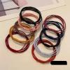 100 high elasticity, durable hair bands, rubber bands, four strand headband for tying hair view 2