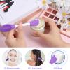 4 PCS Facial Scrubber Silicone Pore Cleaning Brush Pore Facial Brushes Silicone Face Scrubber Brush for Applying Face Mask Exfoliation, Blackhead Removal, Makeup Removal, Skin Care, Massage view 3