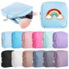12-Pack Mini Cosmetic Bags, Nylon Zippered Pouches For Purses, Lightweight Square Makeup Organizers For Travel And Everyday Use view 1