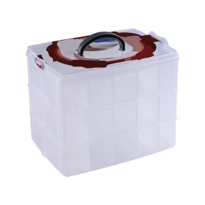 DRMEE Nail Organizers and Storage Adjustable Storage Box for Items and Crafts for Organization Nail Supplies