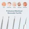 Blackhead Removal Tool, Acne Whitehead Acne Extractor, Acne Removal Kit 9 PiecesSkincare Set view 3