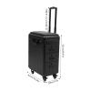 3-in-1 Rolling Tattoo Travel Case, Locking Makeup Train Box + Detachable Armrest Stand, 3 Drawers, Aluminum Frame  Portable Mobile Workstation for Artists, Estheticians & Permanent Make-Up Pros view 2