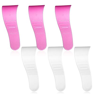 6Pcs Hair Removal Spatulas Sticks, Portable Hair Wax Cleansing Spatulas Plastic Hairs Removal Waxing Spatula Reusable Waxing Applicator & Depilatory Creams Unisex