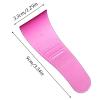 6Pcs Hair Removal Spatulas Sticks, Portable Hair Wax Cleansing Spatulas Plastic Hairs Removal Waxing Spatula Reusable Waxing Applicator & Depilatory Creams Unisex view 2