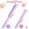 6 Pcs Silicone Wax Applicator Non-stick Wax Spatulas Hair Removal Sticks Applicator, 2 Size Hard Wax Scraper Wax Stick for Hair Home Salon Body Use view 2