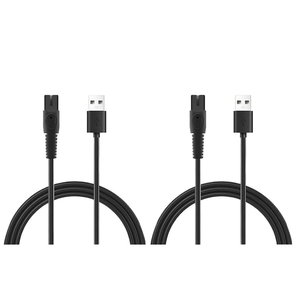 2Pcs 5V 1A USB Shaver Charger CordCompatible For PhilipsQP2724 QP2834 QP1924 MG9520 Electric Shaver Trimmer Charger Cable