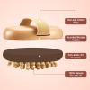 2 PCS Meridian Massage Brushes, Wood Therapy Massage Tools with Essential Oil, Handheld Meridian Brush for Belly Fat, Full Body Relaxation Cellulite Pressure Brushes for Legs, Arms, Back (Brown) view 4