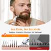 Men's All-in-One Grooming Kit: Electric Groin & Body Hair Trimmer (White Lite) + Head Shaver Pro for Bald Men (Gold) - Waterproof Wet/Dry Use, USB-C Charging, Magnetic Heads, Titanium-Coated Blades view 4