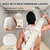 6 Pcs Natural Loofah Bath Set for Women & Men, Loofah Sponge Exfoliating Body Scrubber Kit with Back Loofah, Shower Pouf, Bath Sponge Balls view 4