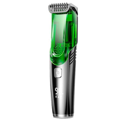 SHPAVVER Vacuum Beard Trimmer for Men, Rechargeable Mustache Trimmer with Adjustable Length Comb