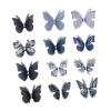 12x Butterfly Hair Clips 3D Barrettes Elegant Hair Accessories Cute for Parties Cosplay Butterfly Lovers 1.97inch view 3