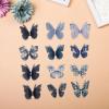 12x Butterfly Hair Clips 3D Barrettes Elegant Hair Accessories Cute for Parties Cosplay Butterfly Lovers 1.97inch view 4