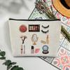 MKGRXZCW Gifts for Makeup Lovers Makeup Bag for Purse, Cosmetologist Gifts for Women Cosmetic Bag Travel Toiletry Bag for Women, Beautician Gift Zipper Make Up Pouch view 2