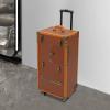ALUIWNH Rolling Makeup Train Case Lockable Hairdressing Case - Stylist Trolley Organizer with Scissor Clip, Mesh Bags and Dryer Holder, 15"x10"x32" Beauty Salon Luggage Travel Organiser Tool Box view 4