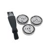 3pcs Replacement Razor Blade Head,Compatible For Philips, Shaver HQ3 HQ4 HQ54 Hq56 Hq46 HQ442 HQ300 HQ916 HQ6900 HQ6970 HQ6990 Anti-Rust view 1