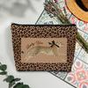 MKGRXZCW Trendy Leopard Print Makeup Bag for Purse, Leopard Gifts for Women Coquette Cheetah Cosmetic Bag Travel Toiletry Bag for Women, Leopard Cheetah Print Zipper Makeup Pouch view 2