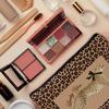 MKGRXZCW Trendy Leopard Print Makeup Bag for Purse, Leopard Gifts for Women Coquette Cheetah Cosmetic Bag Travel Toiletry Bag for Women, Leopard Cheetah Print Zipper Makeup Pouch view 3