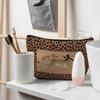 MKGRXZCW Trendy Leopard Print Makeup Bag for Purse, Leopard Gifts for Women Coquette Cheetah Cosmetic Bag Travel Toiletry Bag for Women, Leopard Cheetah Print Zipper Makeup Pouch view 4