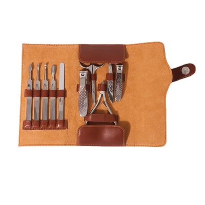 Brown Vintage Manicure Set Nail Enhancement Tools Home Decoration Pliers