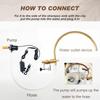 YXHXWKJ Portable Head Spa Equipment, Water Circulating Head Therapy Device, Adjustable Shower Design, with Metal Fixing Buckle and Pump, for Salon Equipment view 2