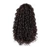 yanzhuen001 Ponytail, African Curly Net Wig with Spiral Roll & Drawstring(Brown+dark yellow) view 4