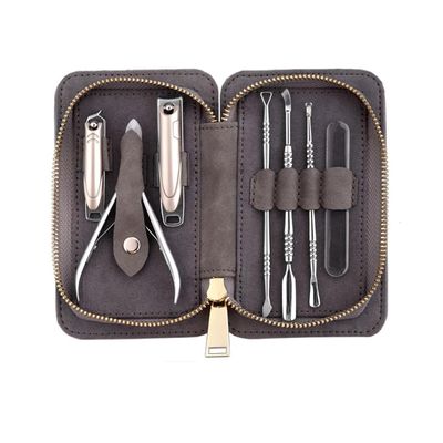 Special Nail Enhancement Tool, Dead Skin Clippers, Hand Toenails, Matte PU Leather Set