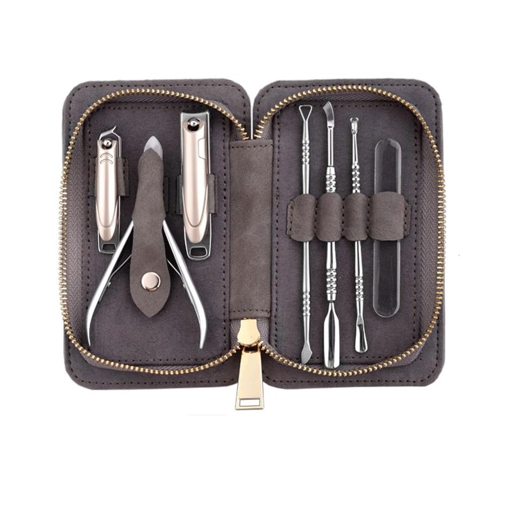 Special Nail Enhancement Tool, Dead Skin Clippers, Hand Toenails, Matte PU Leather Set