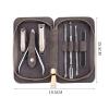 Special Nail Enhancement Tool, Dead Skin Clippers, Hand Toenails, Matte PU Leather Set view 2