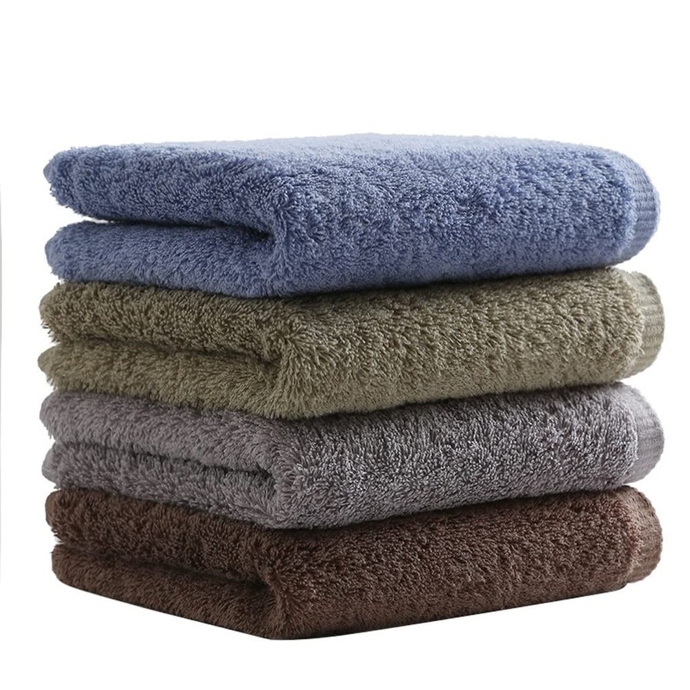 OOAYDYWO Household Daily Long Staple Cotton Soft Absorbent Towel Couple Face Gift
