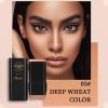2 in 1 Dual-Ended Long-Lasting Concealer Foundation Stick,Long-Lasting Concealer stick,Full Coverage Foundation Stick,Natural Finish,Lightweight,Moisturizing,Matte Finish(05# DEEP WHEAT COLOR) view 3