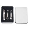 Box Mounted Die-Casting Nail Clippers, 3-Piece Set, Household Trimming view 1