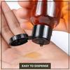 100ml Empty Clear Plastic Bottles Refillable Travel Size Cosmetic Containers Small Squeeze Bottles With Black Flip Cap For Toiletries, Shampoos, Lotions, Creams (Pack Of 3) view 4