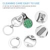 Christmas Snowman Green Nail Clippers Keychain with Nail Clipper and Bottle Opener Party Favors view 3