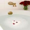 Bath Bombs- 3 Heart Shape with Rose Flowers view 3