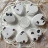 Bath Bombs- 3 Heart Shape with Rose Flowers view 4