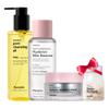 Hanskin Glass Care Trio  PHA Pore Cleansing Oil, Hyaluron Skin Essence & Moisture Cream | 3-Step Korean Skincare Set for Sensitive, Dry & Combination Skin | Hydration, Pore Care & Gentle Exfoliation view 1