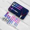 Stainless Steel Ear Spoon Nail Clippers Dead Skin Pliers Pedicure Manicure Tool with Case Kit view 4
