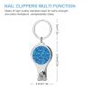 Bottle Openers Shower Favors for Guests Gifts Nail Clipper Keychain (Retro Ocean Sea Sharks) view 2