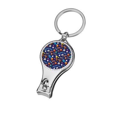 Ice Hockey Ball Soccer Basketball Baseball Football Sport Nail Clipper Party Favors Keychain Bottle Opener Nail Clipper for Birthday Party