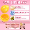 8 PCS Bee Lip Balm Fruit Pot,Stocking Stuffers Honey Lip Balm Lip Mask,Propolis Moisturizing Lip Sleeping Mask Christmas Gift for Women,Hydrating Prevention Dry and Cracked Lip Scrubs Exfoliator view 3