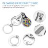 Nail Clipper Bottle Opener Keychain (Autism Awareness Puzzle) view 3