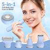 KINGTEE 5-in-1 Electric Bikini Trimmer for Women  IPX7 Waterproof Shaver, Cordless Body & Facial Razors for Women, Ceramic Blades, USB-C Rechargeable, Painless Hair Removal Kit (Blue) view 4